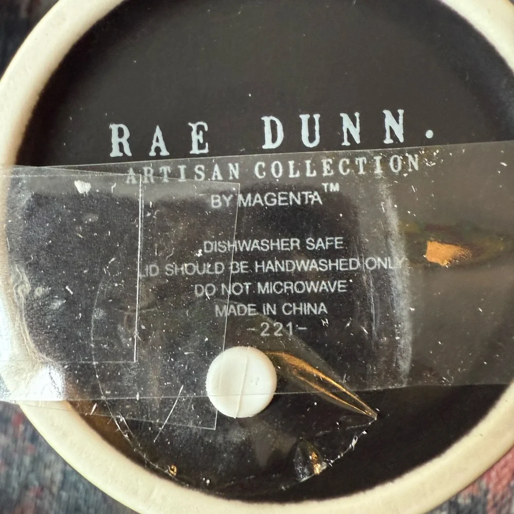 Rae Dunn Vampire‎ Juice Black Ceramic Travel Mug